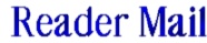 Reader Mail